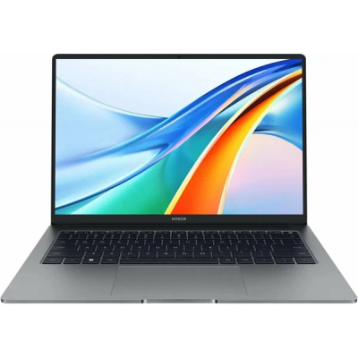 Ноутбук Honor MagicBook X14 Pro FRI-G58 Core i5 13420H 8Gb SSD512Gb Intel UHD Graphics 14" IPS FHD+ (1920x1200) Windows 11 Home grey WiFi BT Cam (5301AHQK)