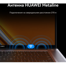 Ноутбук Huawei MateBook 16S CREFG-X Core i7 13700H 16Gb SSD1Tb Intel Iris Xe graphics 16" IPS Touch 2.5K (2520x1680) Windows 11 Home grey space WiFi BT Cam 7330mAh (53013SCY)