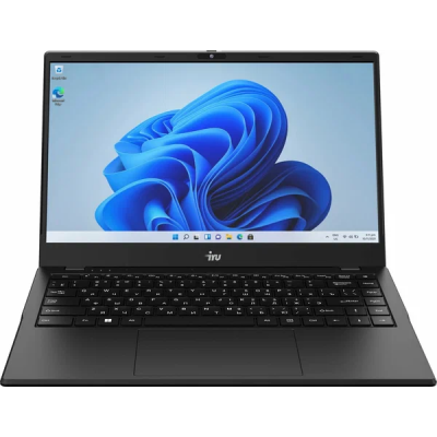 Ноутбук IRU Planio 14ING N-series N100 8Gb SSD256Gb Intel UHD Graphics 14" IPS FHD (1920x1080) Windows 11 Pro Multi Language 64 black WiFi BT Cam 6000mAh (2059098)