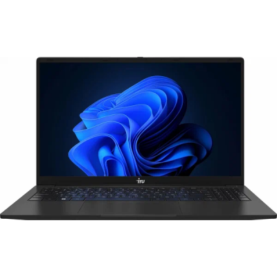Ноутбук IRU Strato 15ALI Core i5 1235U 8Gb SSD256Gb Intel Iris Xe graphics 15.6" IPS FHD (1920x1080) FreeDOS black WiFi BT Cam 6000mAh (2058943)
