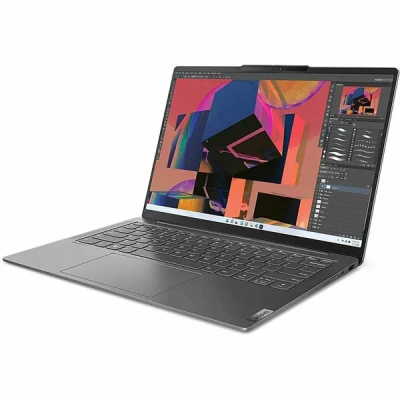 Ноутбук Lenovo Yoga Slim 6 14IRH8 Core i5 13500H 16Gb SSD512Gb Intel Iris Xe graphics 14" OLED WUXGA (1920x1200) Windows 11 Home grey WiFi BT Cam (83E00021RK)