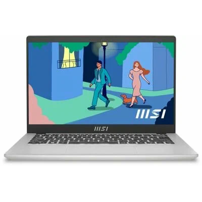 Ноутбук MSI Modern 14 C12MO-1086XRU Core i3 1215U 16Gb SSD512Gb Intel UHD Graphics 14" IPS FHD (1920x1080) FreeDOS silver WiFi BT Cam (9S7-14J111-1086)