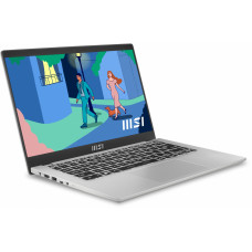 Ноутбук MSI Modern 14 C12MO-688RU Core i7 1255U 16Gb SSD512Gb Intel Iris Xe graphics 14" IPS FHD (1920x1080) Windows 11 Pro silver WiFi BT Cam (9S7-14J111-688)