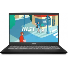 Ноутбук MSI Modern 15 H B13M-099RU Core i7 13700H 16Gb SSD512Gb Intel Iris Xe graphics 15.6" IPS FHD (1920x1080) Windows 11 Pro black WiFi BT Cam (9S7-15H411-099)
