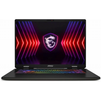 Ноутбук MSI Sword 17 HX B13VEKG-200XRU Core i7 13700HX 16Gb SSD512Gb NVIDIA GeForce RTX4050 6Gb 17" IPS FHD+ (1920x1200) FreeDOS grey space WiFi BT Cam (9S7-17T214-200)