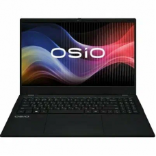 Ноутбук Osio BaseLine B150i-006b N-series N100 8Gb SSD512Gb Intel UHD Graphics 15.6" IPS FHD (1920x1080) Windows 11 Home black WiFi BT Cam 5000mAh