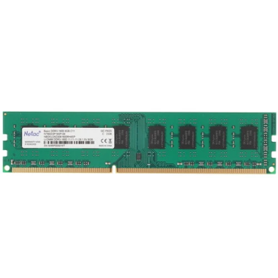 Модуль памяти DDR3 8Gb 1600MHz Netac NTBSD3P16SP-08 Basic RTL PC3-12800 CL11 DIMM 240-pin 1.5В