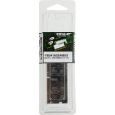 Память DDR4 16Gb 2400MHz Patriot PSD416G24002S RTL PC4-19200 CL17 SO-DIMM 260-pin 1.2В dual rank Ret