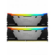 Память DDR4 2x32GB 3200MHz Kingston KF432C16RB2AK2/64 Fury Renegade RGB RTL Gaming PC4-25600 CL16 DIMM 288-pin 1.35В dual rank с радиатором Ret