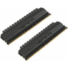 Память DDR4 2x32Gb 3200MHz Patriot PVB464G320C6K Viper 4 Blackout RTL Gaming PC4-25600 CL16 DIMM 288-pin 1.35В kit с радиатором Ret