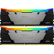 Память DDR4 2x8GB 3600MHz Kingston KF436C16RB2AK2/16 Fury Renegade RGB RTL Gaming PC4-28800 CL16 DIMM 288-pin 1.35В kit dual rank с радиатором Ret