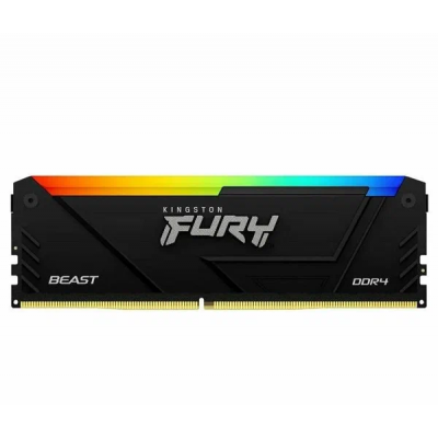 Память DDR4 32GB 3600MHz Kingston KF436C18BB2A/32 Fury Beast RGB RTL Gaming PC4-28800 CL18 DIMM 288-pin 1.35В single rank с радиатором Ret