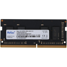Память DDR4 4Gb 2666MHz Netac NTBSD4N26SP-04 Basic RTL PC4-21300 CL19 SO-DIMM 260-pin 1.2В single rank Ret