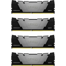 Память DDR4 4x16GB 3200MHz Kingston KF432C16RB12K4/64 Fury Renegade Black RTL Gaming PC4-25600 CL16 DIMM 288-pin 1.35В dual rank с радиатором Ret