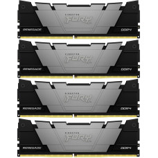 Память DDR4 4x16GB 3600MHz Kingston KF436C16RB12K4/64 Fury Renegade RTL Gaming PC4-28800 CL16 DIMM 288-pin 1.35В kit dual rank с радиатором Ret