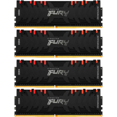Память DDR4 4x8GB 3600MHz Kingston KF436C16RBAK4/32 Fury Renegade RGB RTL Gaming PC4-28800 CL16 DIMM 288-pin 1.35В kit single rank с радиатором Ret