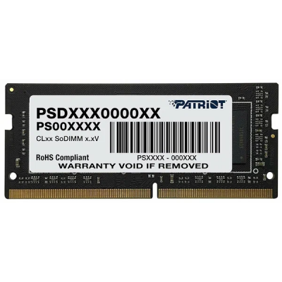 Память DDR4 8Gb 2133MHz Patriot PSD48G213381S Signature RTL PC4-17000 CL15 SO-DIMM 260-pin 1.2В single rank Ret
