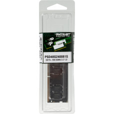 Память DDR4 8Gb 2400MHz Patriot PSD48G240081S RTL PC4-19200 CL17 SO-DIMM 260-pin 1.2В single rank Ret