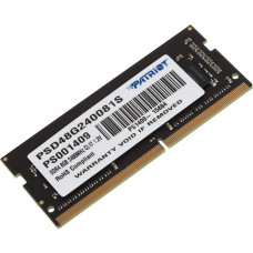 Память DDR4 8Gb 2400MHz Patriot PSD48G240081S RTL PC4-19200 CL17 SO-DIMM 260-pin 1.2В single rank Ret
