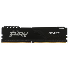 Память DDR4 8Gb 3200MHz Kingston KF432C16BB/8 Fury Beast Black RTL Gaming PC4-25600 CL16 DIMM 288-pin 1.35В single rank с радиатором Ret