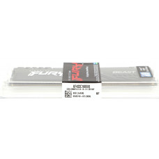 Память DDR4 8Gb 3200MHz Kingston KF432C16BB/8 Fury Beast Black RTL Gaming PC4-25600 CL16 DIMM 288-pin 1.35В single rank с радиатором Ret