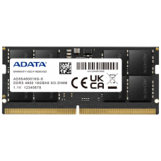Память DDR5 16GB 4800MHz A-Data AD5S480016G-S RTL PC4-38400 CL40 SO-DIMM 262-pin 1.1В Intel single rank Ret