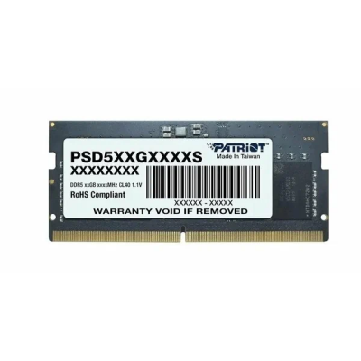 Память DDR5 16GB 5600MHz Patriot PSD516G560081S Signature RTL PC5-44800 CL46 SO-DIMM 262-pin 1.1В single rank Ret