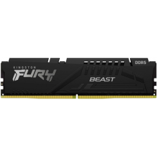 Память DDR5 16GB 6400MHz Kingston KF564C32BB-16 Fury Beast Black RTL Gaming PC5-51200 CL32 DIMM 288-pin 1.4В single rank с радиатором Ret