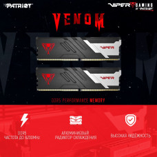 Память DDR5 2x16Gb 7200MHz Patriot PVV532G720C34K Viper Venom RTL Gaming PC5-57600 CL34 DIMM 288-pin 1.45В с радиатором Ret