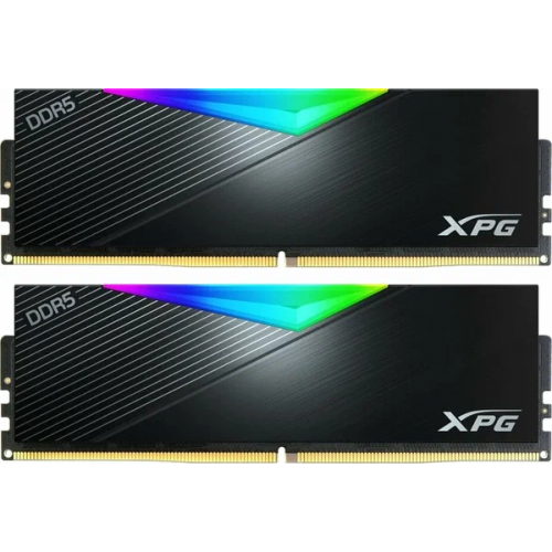 Память DDR5 2x16GB 8000MHz A-Data AX5U8000C3816G-DCLARBK XPG Lancer RGB RTL Gaming PC5-64000 CL38 DIMM 288-pin 1.45В kit dual rank с радиатором Ret