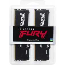 Память DDR5 2x32GB 6000MHz Kingston KF560C36BBEAK2-64 Fury Beast Black RGB RTL Gaming PC5-48000 CL36 DIMM 288-pin 1.35В kit single rank с радиатором Ret
