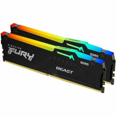 Память DDR5 2x8Gb 6000MHz Kingston KF560C36BBEAK2-16 Fury Beast RGB RTL Gaming PC5-48000 CL36 DIMM 288-pin 1.35В single rank с радиатором Ret