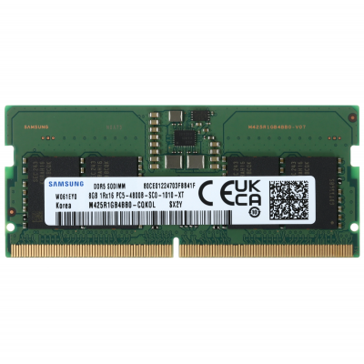 Память DDR5 8GB 4800MHz Samsung M425R1GB4BB0-CQK OEM PC5-38400 CL40 SO-DIMM 260-pin 1.1В dual rank OEM