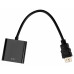 Переходник Buro HDMI-M-VGA-F HDMI (m) VGA (f) 0.1м