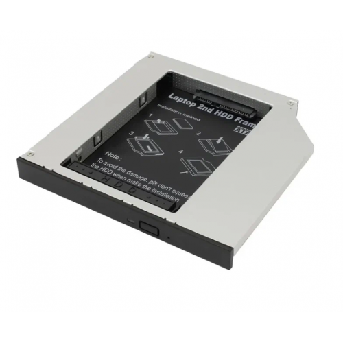 Переходник Espada MS12 dvd slim 12,7mm to HDD mSATA SSD to miniSATA