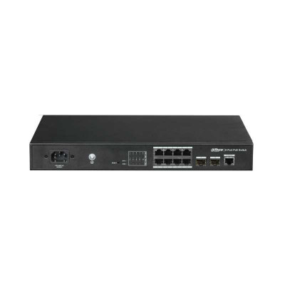Коммутатор Dahua DH-PFS4210-8GT-150 (L2) 8x1Гбит/с 2SFP 8PoE+ 150W управляемый