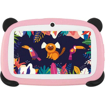 Планшет Digma Kids A7 SC9863A (1.6) 8C RAM2Gb ROM32Gb 7" IPS 1024x600 4G Android 11.0 Go розовый 2Mpix 0.3Mpix BT WiFi microSD 128Gb 2800mAh 140hrs Планшет Digma Kids A7 SC9863A (1.6) 8C RAM2Gb ROM32Gb 7" IPS 1024x600 4G Android 11.0 Go розовый 2Mpix 0.3Mpix BT WiFi microSD 128Gb 2800mAh 140hrs