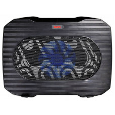 Подставка для ноутбука Buro BU-LCP156-B114 15.6"357x265x33мм 1xUSB 1x 140ммFAN 345г металлическая сетка/пластик черный