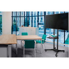 Подставка для телевизора Onkron TS1351 черный 32"-65" макс.50кг напольный мобильный