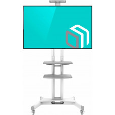 Подставка для телевизора Onkron TS1552 белый 40"-70" макс.60.5кг напольный мобильный