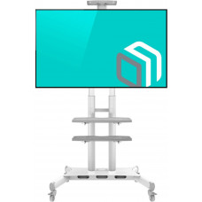 Подставка для телевизора Onkron TS1881 белый 50"-86" макс.90.9кг напольный мобильный