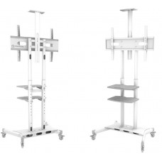 Подставка для телевизора Onkron TS1881 белый 50"-86" макс.90.9кг напольный мобильный