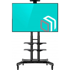 Подставка для телевизора Onkron TS1881 черный 50"-86" макс.105.9кг напольный мобильный