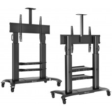 Подставка для телевизора Onkron TS2811 черный 60"-100" макс.136.4кг напольный мобильный
