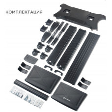 Подставка для телевизора Onkron TS2811 черный 60"-100" макс.136.4кг напольный мобильный