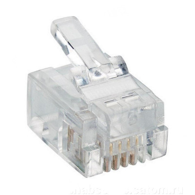 Коннектор RJ-12 6p4c