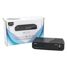 Ресивер DVB-T2 Сигнал Эфир HD-215 черный