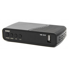 Ресивер DVB-T2 Сигнал Эфир HD-215 черный