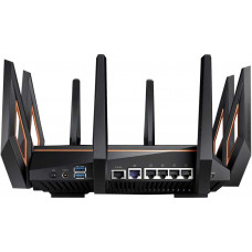 Роутер беспроводной Asus GT-AX11000 AX11000 10/100/1000BASE-TX/4G ready черный