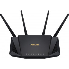 Роутер беспроводной Asus RT-AX58U AX3000 10/100/1000BASE-TX черный